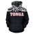 Tonga All Over Hoodie Polynesian Black Style - Polynesian Pride