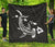 Hawaii Shark White Polynesian Premium Quilt White - Polynesian Pride
