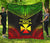 Wallis And Futuna Premium Quilt - Wallis And Futuna Coat Of Arms Polynesian Chief Reggae Version - Polynesian Pride