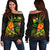 Polynesian Hawaii Personalised Off Shoulder Sweater - Legend of Samoa (Reggae) - Polynesian Pride