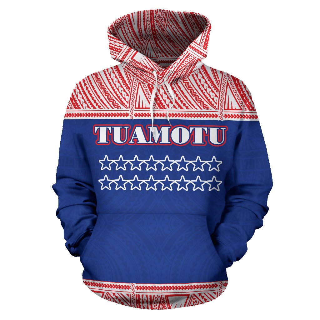 Tuamotu Polynesian All Over Hoodie Polynesian Hoodie Style - Polynesian Pride