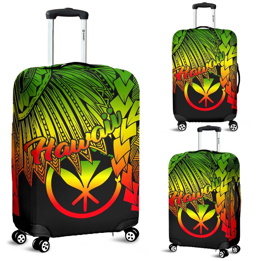 Polynesian Hawaii Luggage Covers - Tribal Wave Tattoo Reggae Reggae - Polynesian Pride