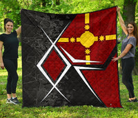 Rotuma Polynesian Premium Quilt - Rotuman Flag - Polynesian Pride