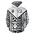 Fiji Tapa Rugby Zip up Hoodie Fiji Rugby Flag Coat of Arms Pattern - Polynesian Pride