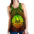 Polynesian Tahiti Personalised Women's Racerback Tank - Reggae Vintage Polynesian Patterns - Polynesian Pride