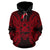 Guam Polynesian ll Over Hoodie Map Red - Polynesian Pride