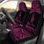 New Caledonia Polynesian Custom Personalised Car Seat Covers - Pride Pink Version Universal Fit Pink - Polynesian Pride