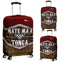 Mate Ma'a Tonga Luggage Covers Red - Polynesian Pride