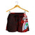 Guam Polynesian Women's Shorts - Coat Of Arm With Hibiscus - Polynesian Pride