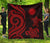 Nauru Premium Quilt - Red Tentacle Turtle Red - Polynesian Pride