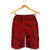 Polynesian Maori Lauhala Red Men's Short - Polynesian Pride