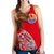 French Polynesia Women's Racerback Tank - Palm Tree Polynesian Pattern - Polynesian Pride