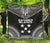 Gambier Islands Premium Quilt - Gambier Islands Flag Polynesian Chief Black Version Black - Polynesian Pride