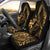 Polynesian Hawaii Car Seat Covers - Polynesian Golden Humpback Whale Universal Fit Golden - Polynesian Pride