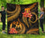 Tonga Polynesian Premium Quilt - Gold Plumeria GOLD - Polynesian Pride