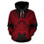 Palau Polynesian ll Over Hoodie Map Red - Polynesian Pride