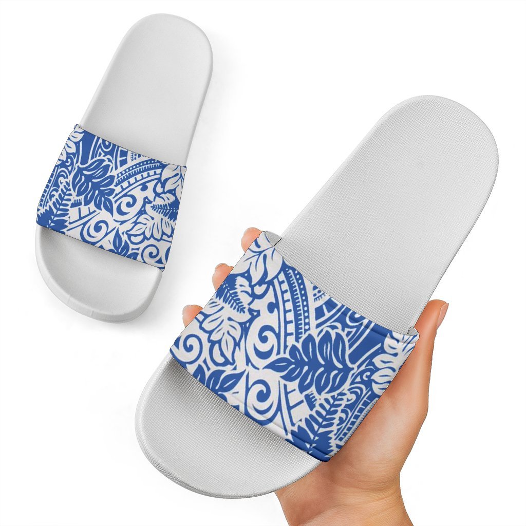 Polynesian Slide Sandals 47 White - Polynesian Pride