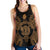 Niue Polynesian Women Tank Top Map Gold Gold - Polynesian Pride