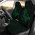 Hawaii Shark Green Polynesian Car Seat Covers - Polynesian Pride