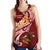 American Samoa Women's Racerback Tank - AS Seal Polynesian Patterns Plumeria - Polynesian Pride