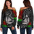 Hawaii Polynesian Women's Off Shoulder Sweater - Kanaka Maoli Hawaiian Map - Polynesian Pride