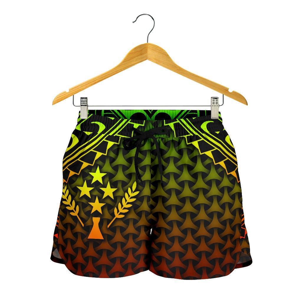 Polynesian Kosrae Women's Shorts - Reggae Vintage Polynesian Patterns - Polynesian Pride