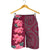 Hawaii Hibiscus Flower Polynesian Men's Shorts - Curtis Style - Pink - Polynesian Pride