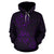 Hoodie Guam Family Turtles Map Polynesian Purple Unisex Purple - Polynesian Pride