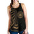 American Samoa Women'S Racerback Tank - Half Style (Gold) - Polynesian Pride