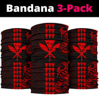 Hawaii Kanaka Kakau Polynesia Bandana 3 - Pack - Polynesian Pride