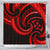 New Zealand Maori Mangopare Shower Curtain Polynesian - Red 177 x 172 (cm) Red - Polynesian Pride