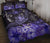 Hawaii Polynesian Turtle Waves Hibiscus Quilt Bed Set - Erik Style - AH - Purple - Polynesian Pride