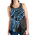 Fiji Polynesian Women's Racerback Tank - Blue Turtle - Polynesian Pride