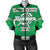 Manawatu Turbos Women Bomber Jacket Maori Vibes Green - Polynesian Pride