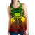 Samoa Polynesian Women's Racerback Tank - Samoa Reggae Seal with Polynesian Tattoo - Polynesian Pride