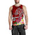 Tahiti Men's Tank Top - Turtle Plumeria (Red) - Polynesian Pride