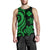 Wallis and Futuna Men's Tank Top - Green Tentacle Turtle - Polynesian Pride