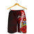 Solomon Islands Polynesian Custom Personalised Men's Shorts - Coat Of Arm With Hibiscus - Polynesian Pride