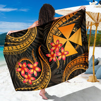 Wallis and Futuna Polynesian Sarong - Gold Plumeria SARONG ONE SIZE GOLD - Polynesian Pride