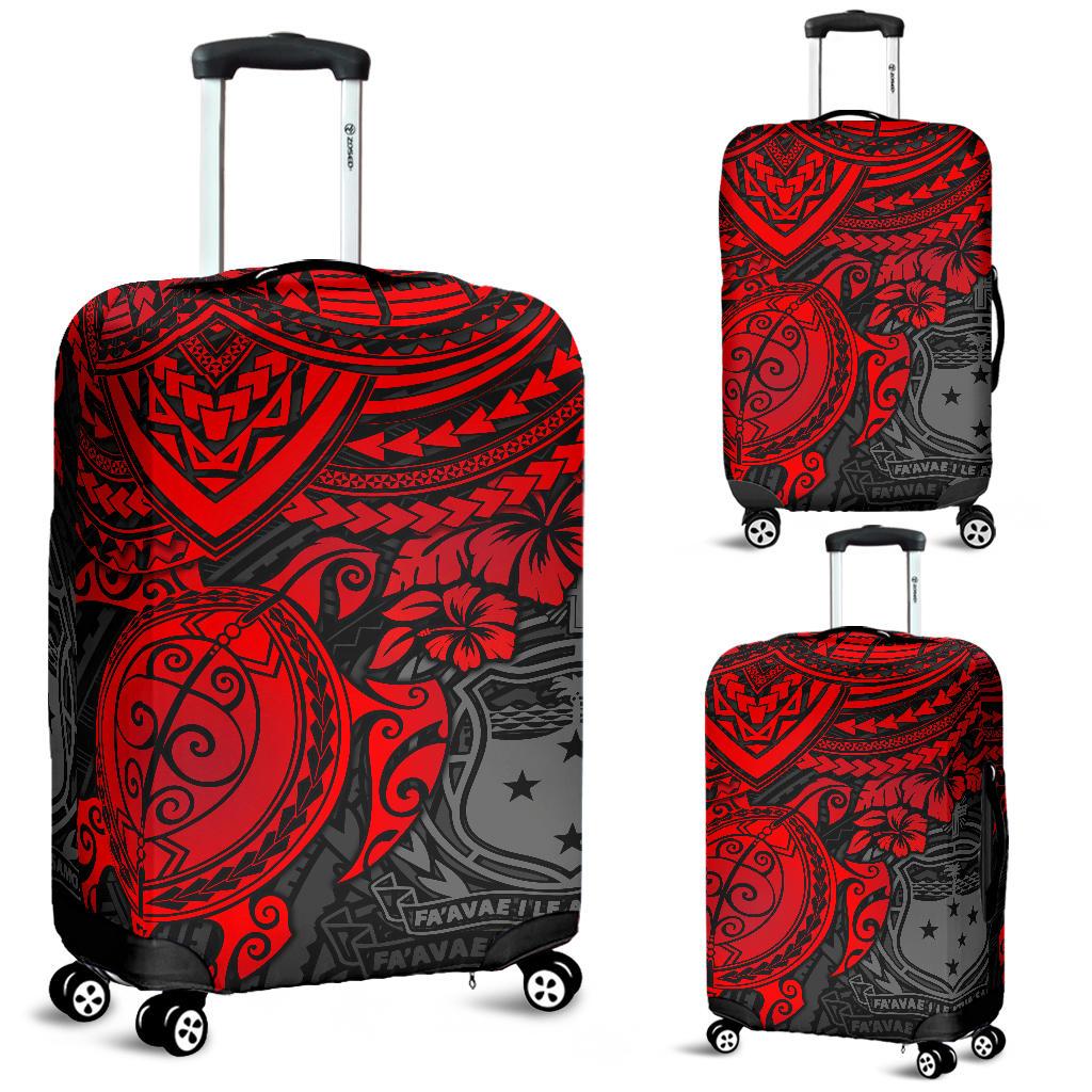 Samoa Polynesian Luggage Covers - Red Turtle - Polynesian Pride
