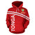 Tonga All Over Hoodie Polynesian Rugby Style - Polynesian Pride