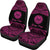 Tahiti Polynesian Custom Personalised Car Seat Covers - Pride Pink Version - Polynesian Pride