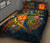 Kosrae Polynesian Personalised Quilt Bed Set - Legend of Kosrae (Blue) - Polynesian Pride