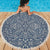 Polynesian Tribal Beach Blanket Blue - Polynesian Pride