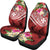 Wallis and Futuna Polynesian Car Seat Covers - Summer Plumeria (Red) - Polynesian Pride