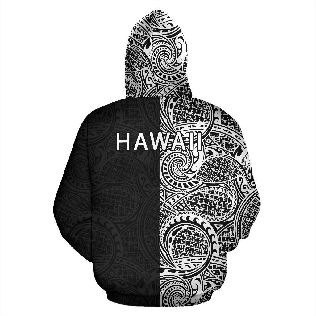 Turtle Hoodie Zip up Polynesian Half Style 04 - Polynesian Pride