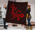 Hawaii Shark Red Polynesian Premium Quilt - Polynesian Pride