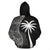 Guam Polynesian Custom Hoodie Coconut Black - Polynesian Pride