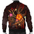 Kosrae Polynesian Personalised Men's Bomber Jacket - Legend of Kosrae (Red) - Polynesian Pride