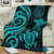 Palau Premium Blanket - Turquoise Tentacle Turtle - Polynesian Pride